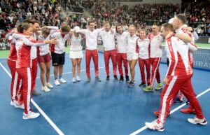 Tak cieszyła się reprezentacja Polski w 2022 roku w Radomiu po awansie do finałowego turnieju BJKC. Fot. Michał Jędrzejewski