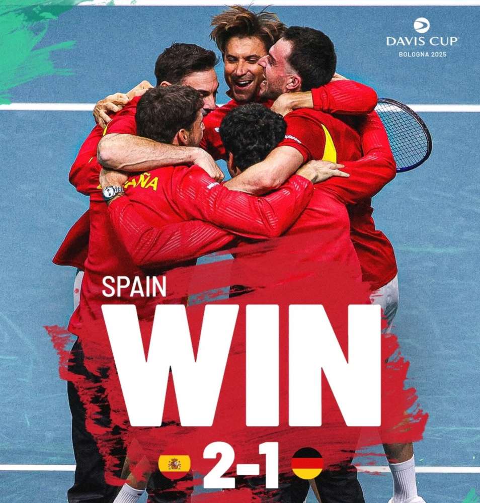 Reprezentacja Hiszpanii pokonała drużyne narodową Niemiec i awansowała do finału rozgrywek Pucharu Davisa. Fot. Puchar Davisa 2025
