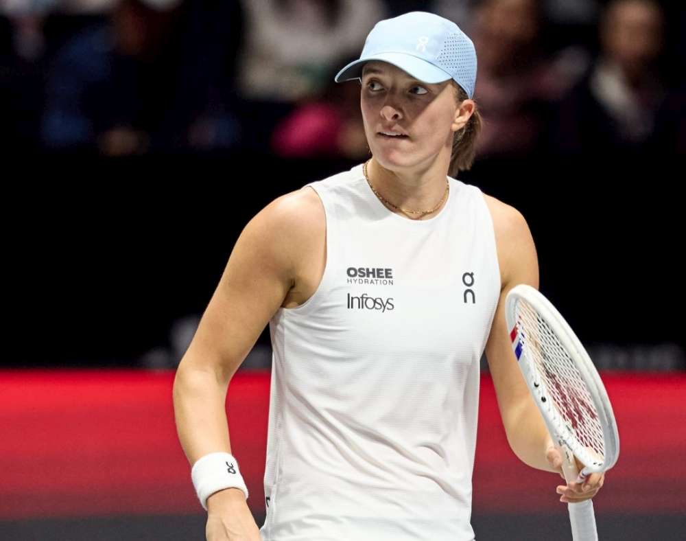 Iga Świątek przegrała z Wang Xinyu. Fot. World Tennis Continental Cup 2025