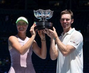 Olivia Gadecki i John Peers obronili tytuł w grze mieszanej. Fot. Australian Open 2026