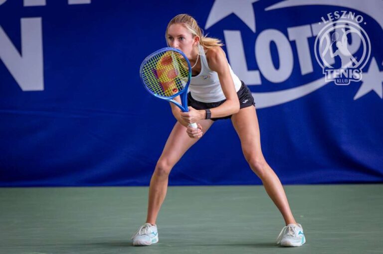 W piątek z imprezą w Lesznie pożegnała się ostatnia w nich Zuzanna Pawlikowska. Fot. Leszno Tenis Klub