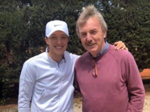 Igę Świątek, polską zwyciężczynię sześciu turniejów wielkoszlemowych Zbigniew Boniek poznał wiele lat temu. Fot. Media społecznościowe Z. Boniek