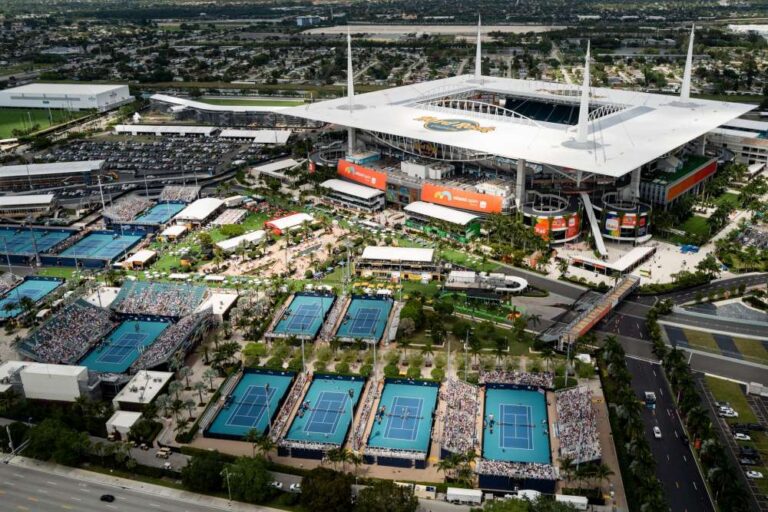 Miami Open to profesjonalny turniej tenisowy, pod różnymi nazwami rozgrywany od roku 1985 na kortach twardych w Miami na Florydzie w USA. Fot Miami Open 2025