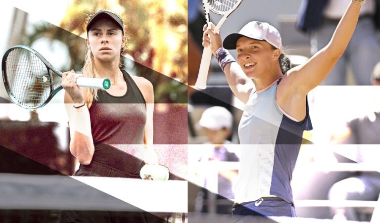 W drugiej rundzie turnieju Miami Open 2026 może dojśc do meczu Magda Linette - Iga Świątek. Fot. Archiwum prywatne M. Linette i WTA Tour