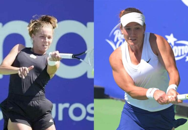 Maja Chwalińska i Katarzyna Kawa na razie dobrze spisują się w Antalyi. Fot. WTA 125 Polish Open/LOTTO SuperLIGA