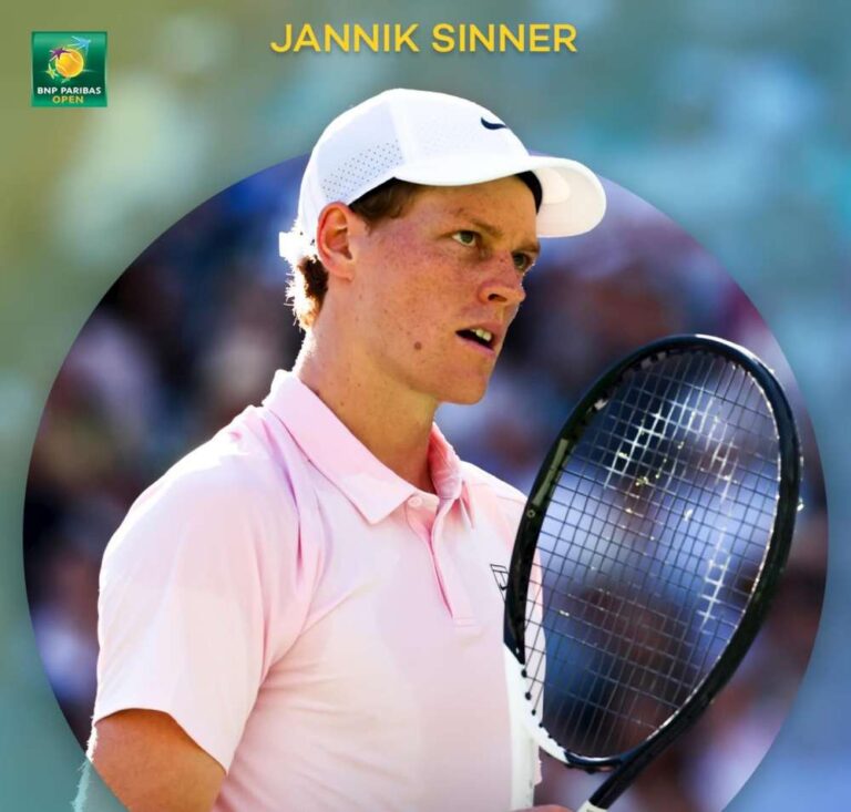 Jannik Sinner zdobył swój jubileuszowy 25. tytuł wygrywając w finale turnieju BNP Paribas Open 2026 w Indian Wells. Fot. BNP Paribas Open 2026/ATP Tour