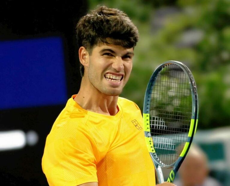 Carlos Alcaraz pokonał Joao Fonsekę. Fot. Tenis photo/David Kozubek
