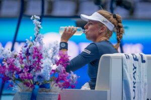 Magdalena Fręch nadal rywalizuje w turnieju w Charleston. Polka w parze z Węgierką Anna Bondar jest już w półfinale debla. Fot. Tomasz Barański