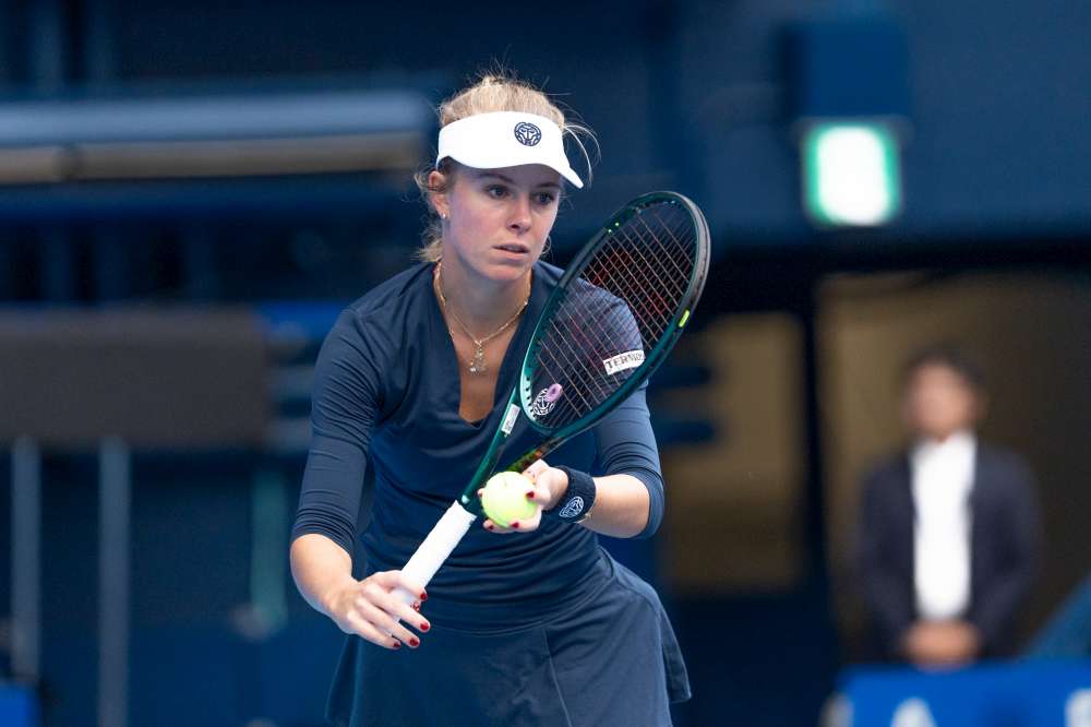 Magdalena Fręch w drugiej rundzie turnieju WTA 500 w Charleston rywalka Polki będzie Anna Bondar,... jej partnerka deblowa. Fot. Tomasz Barański