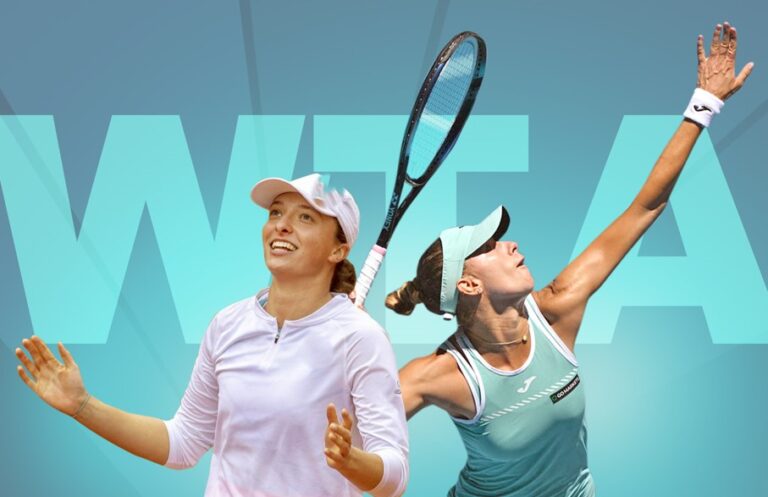 Iga Świątek i Magda Lnette zagrają swoje mecze w czwartek podczas turnieju WTA 1000 w Madrycie. Fot. WTA Tou