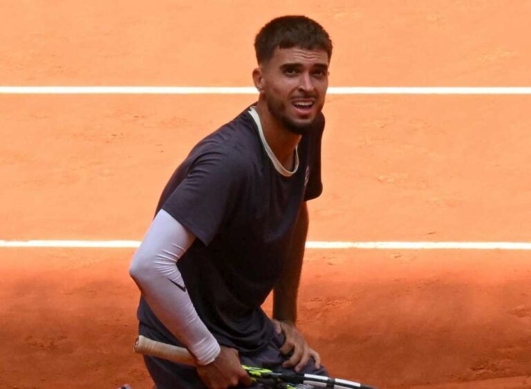 O największą niespodziankę, jeżeli nie sensację, postarał się Chorwat Dino Prizmic, który wyrzucił z turnieju Bena Sheltona. Fot. Mutua Madrid Open 2026/ATP Tour