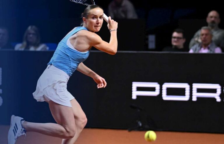 W ćwierćfinale turnieju w Stuttgarcie jest już rozstawiona w turnieju z numerem czwartym Ukrainka Elina Switolina. Fot. Porsche Tennis Grand Prix 2026/WTA Tour