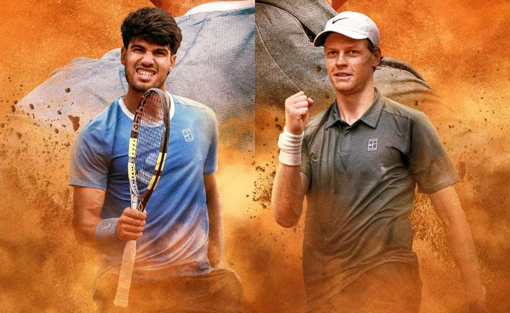 W finale turnieju w Monte Carlo zagrają Carlos Alcaraz i Jannik Sijnner. Fot. Rolex Monte Carlo Masters 2026/ATP Tour