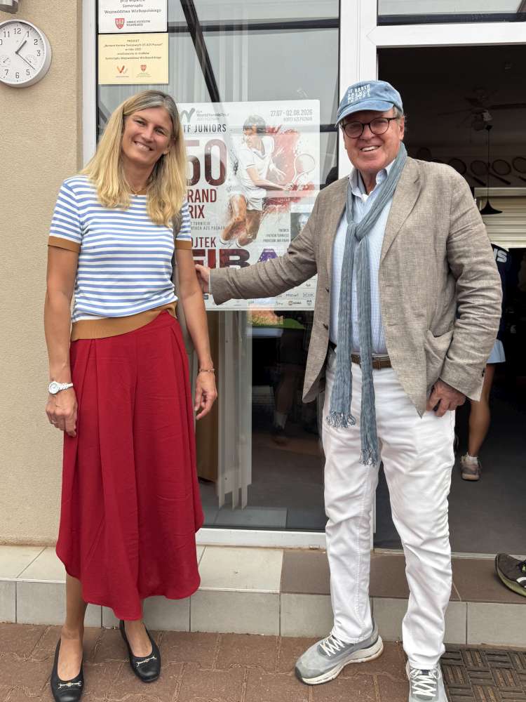 Magdalena Grzybowska i Wojciech Fibak. Fot. Julia Lorenz