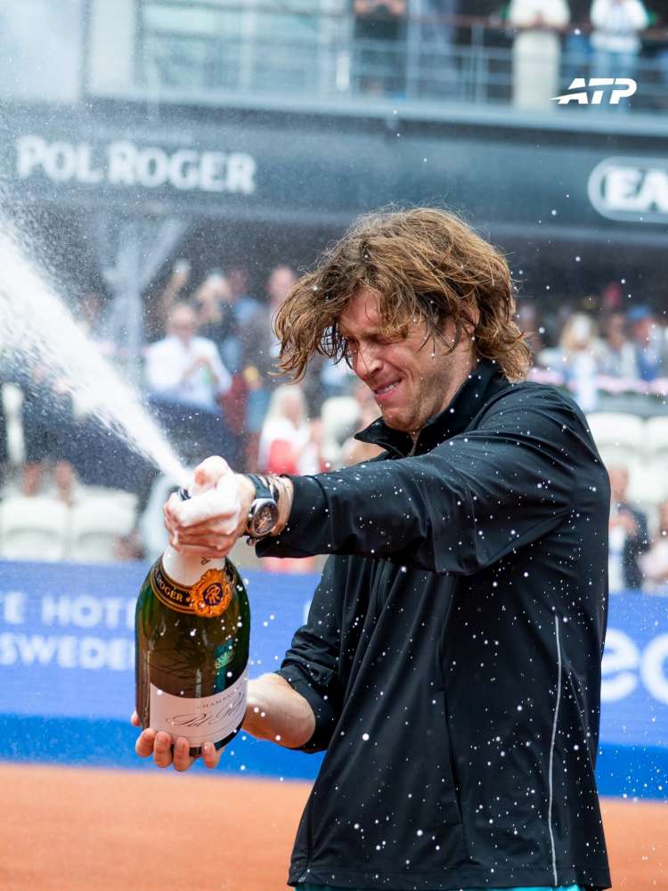 Andriej Rublow. Fot. ATP Tour/Nordea Open Bastad