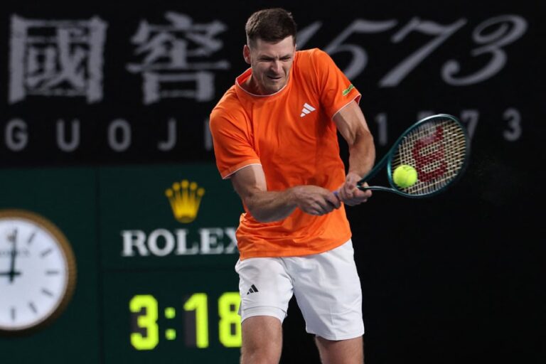 Hubert Hurkacz odpadłw drugiej rundzie turnieju w Cincinnati. Fot. Australian Open 2026