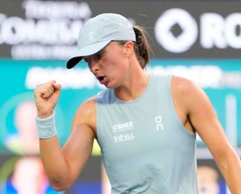 Iga Świątek pokonała w półfinale tysięcznika w Kanadzie Elinę Switolinę. Fot. National Bank Open 2026/WTA Tour