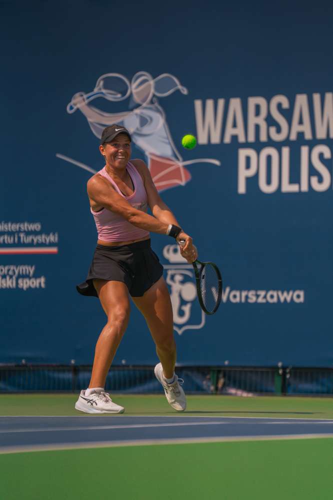 Weronika Falkowska występem w Warszawie wyrównała najlepszy wynik w karierze w grze pojedynczej. Fot. Michał Jędrzejewski
