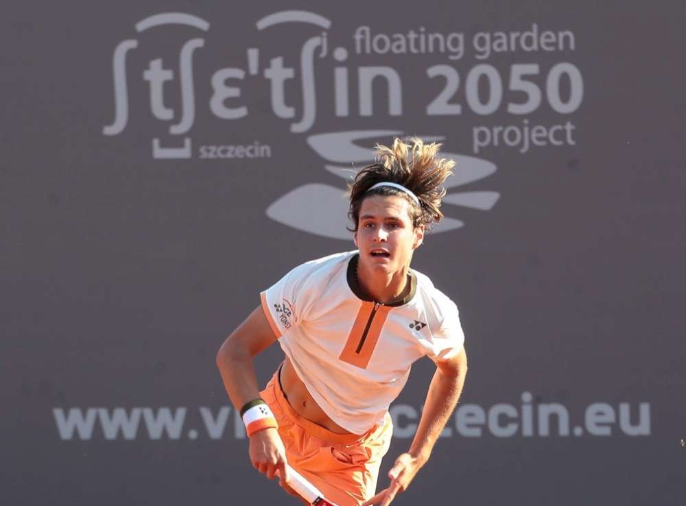 Alan Ważny dzięki dzikiej karcie zagra w turnieju główny challengera ATP w Szczecinie. Fot. Materiały prasowe Invest in Szczecin Open