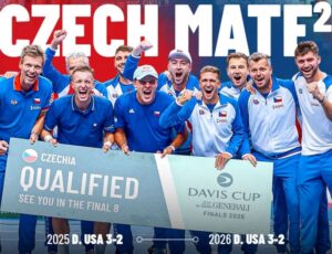 Do Final 8 awansowali Czesi, którzy wygrali 3:2 z reprezentacją Stanów Zjednoczonych. Fot. Puchar Davisa 2026