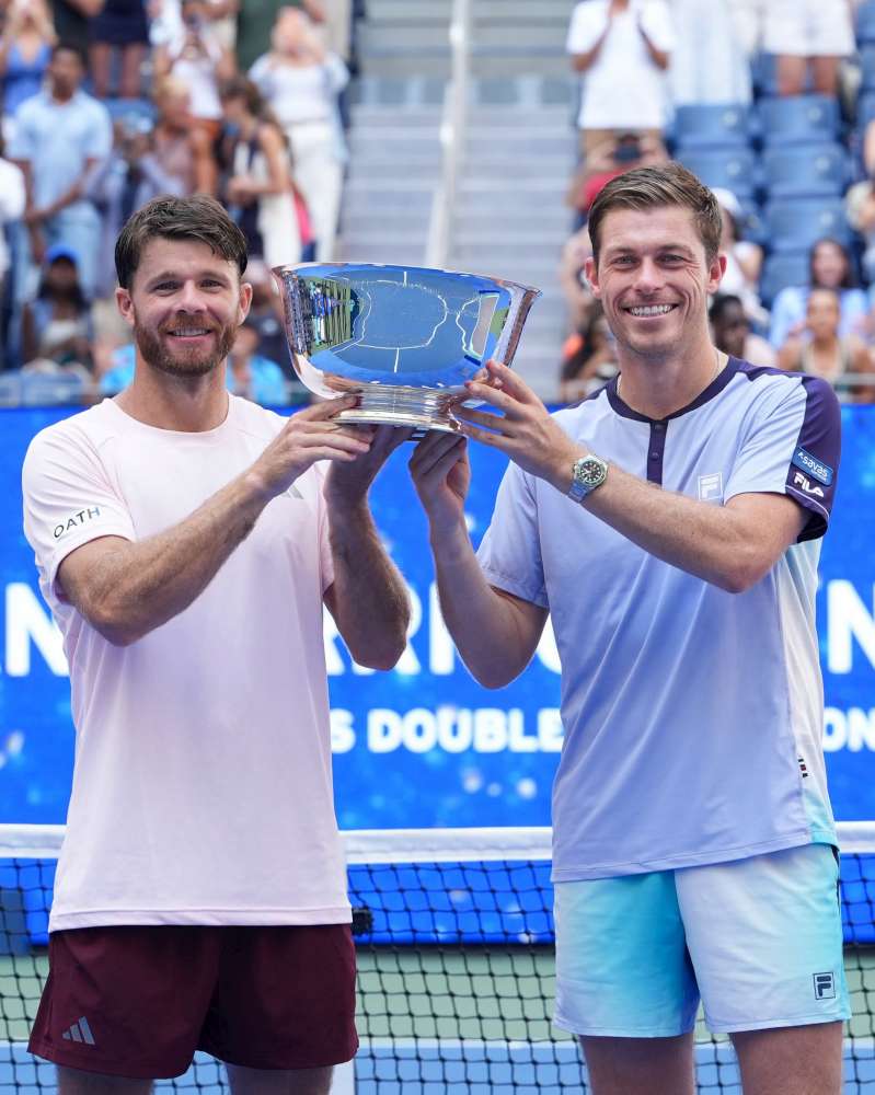 Christian Harrison i Neal Skupski. Fot. US Open 2026
