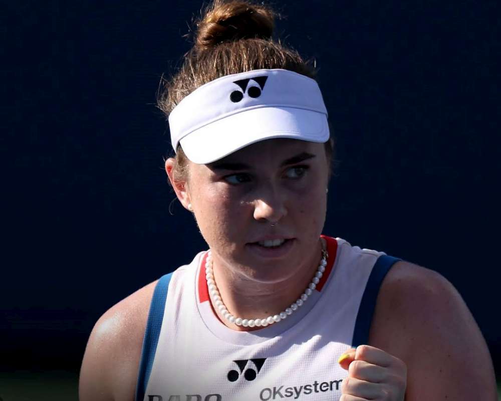 W najciekawszym niedzielnym meczu Czeszka Linda Noskova pokonała Ukrainkę Martę Kostjuk. Fot. US Open 2026