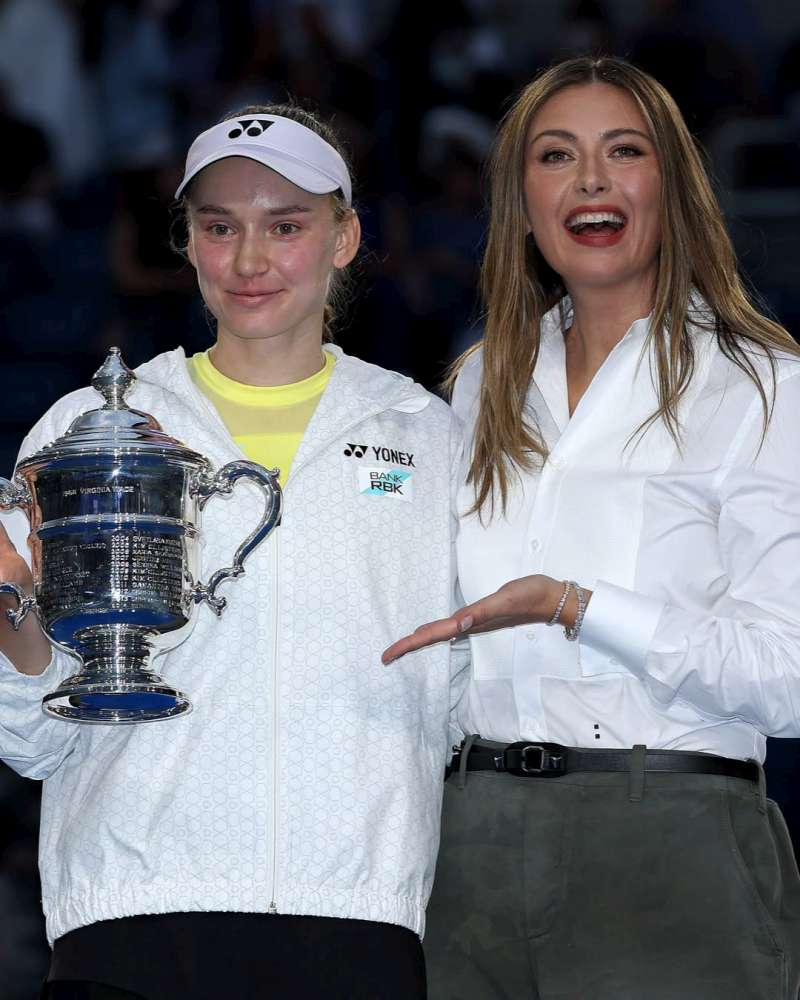 Z Marią Szarapową. Fot. 2xUS Open 2026