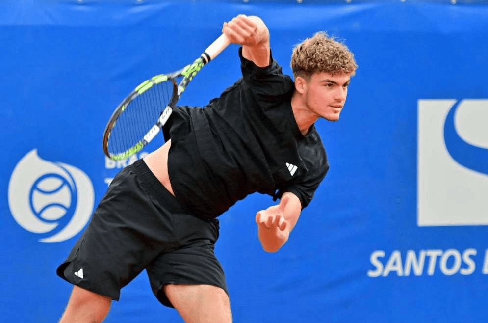 Pavlos Tsitsipas, młodszy brat Stefanosa, otrzymał dziką kartę do eliminacji Invest in Szczecin Open. Fot. Materiały prasowe Invest in Szczecin Open