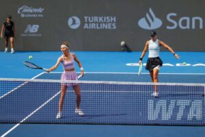 Quinn Gleason i Katarzyna Piter. Fot. Guadalajara Open 2026