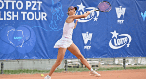Anna Kmiecik dotarła do półfinału turnieju ITF W15 w Radomiu. Fot. Polski Związek Tenisowy