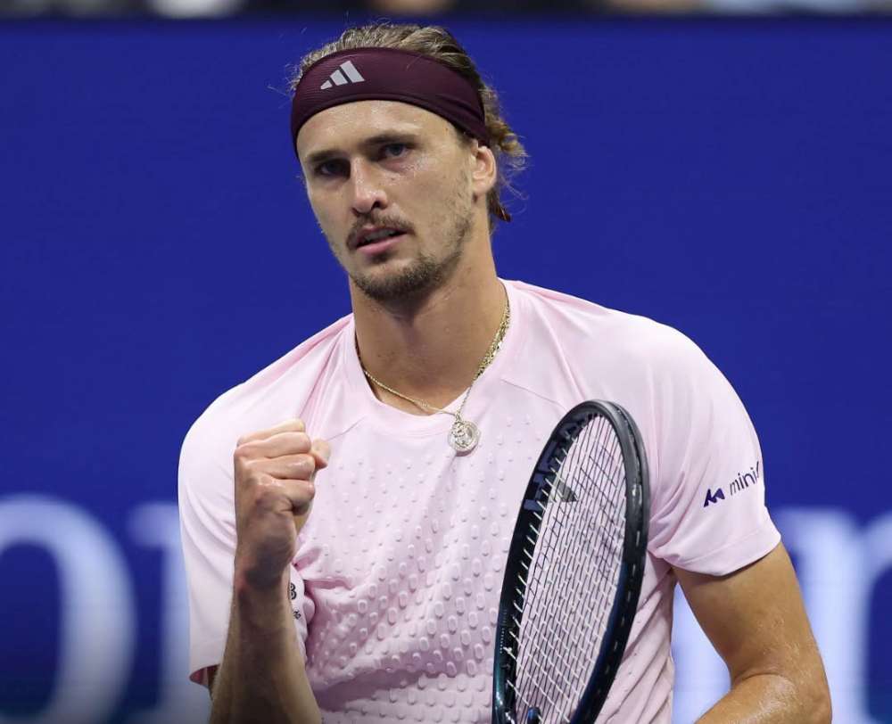 Coraz pewniej radzi sobie w Nowym Jorku rozstawiony z numerem pierwszym niemiecki tenisista Alexander Zverev. Fot. US Open 2026